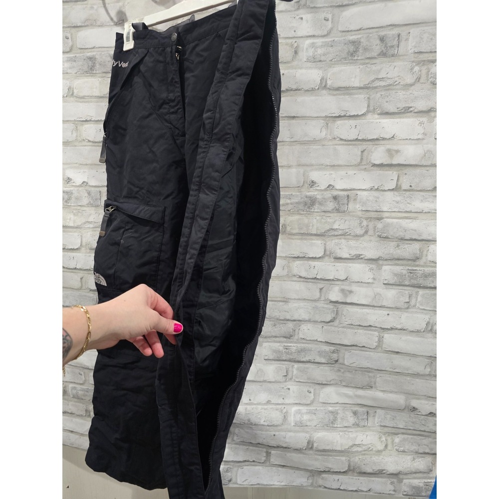 The North Face HyVent Women M Ski Snow‎ Board Pants Suspenders Black - Picture 13 of 16